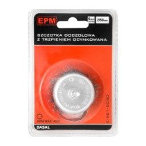 Szczotka doczołowa z trzpieniem ocynkowana BASAL