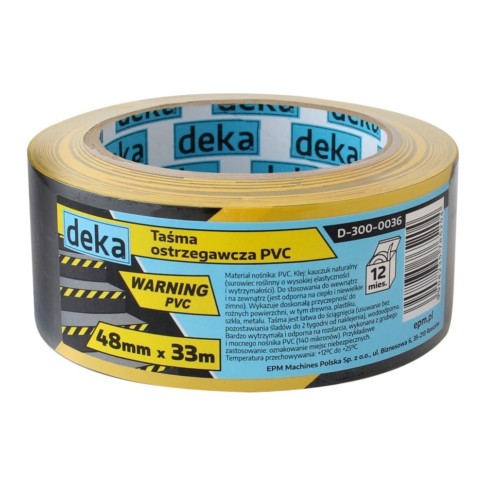 Taśma ostrzegawcza PVC