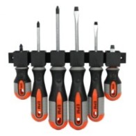 Zestaw wkrętaków z uchwytem 6 szt COMFORT