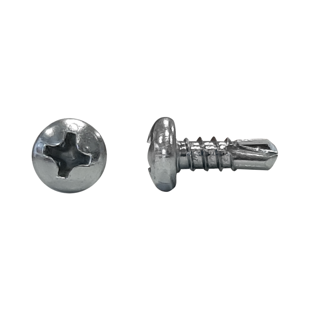 Blachowkręt samowiercący z łbem walcowo-soczewkowym DIN 7504N