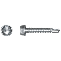 Blachowkręt samowiercący z łbem sześciokątnym DIN 7504K