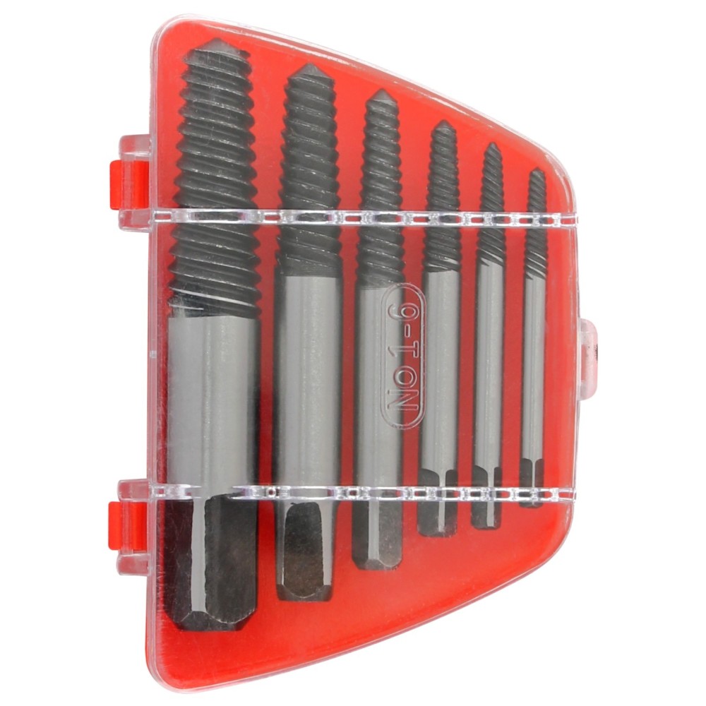 Wykrętaki do zerwanych śrub 6 szt.