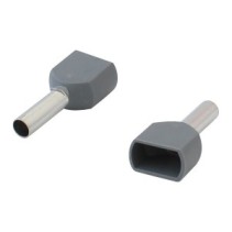 Końcówka tulejkowa izolowana podwójna