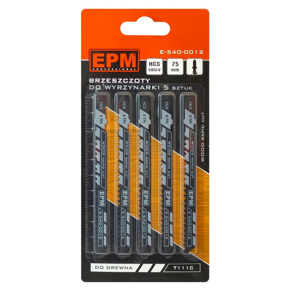 Brzeszczot do drewna do wyrzynarki typ T111C