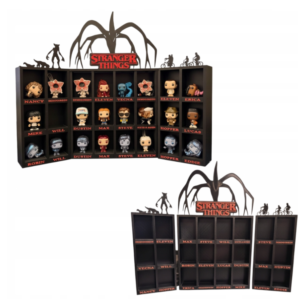 Półka Szafka na figurki Kinder Joy Stranger Things