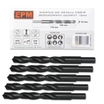 Wiertło do metalu HSS-R BLACK uchwyt redukowany 13 mm