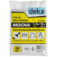 Folia malarska MOCNA DEKA 4x5 m LDPE czarna