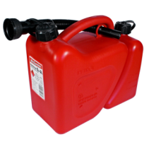 Kanister paliwo + olej 5L+2L z lejkiem | MC Garden