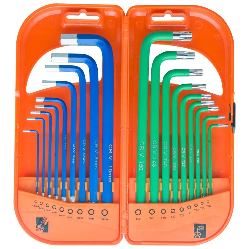 Zestaw kluczy sześciokątnych COMBO