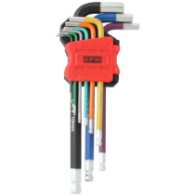 Komplet kluczy imbusowych z kulką RED LINE 9 szt.