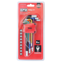 Komplet kluczy imbusowych z kulką RED LINE 9 szt.