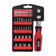 Zestaw bitów i nasadek 26 szt.  RED LINE