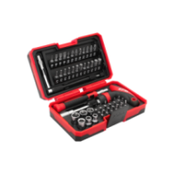 Zestaw bitów i nasadek 53 szt. w kasecie RED LINE